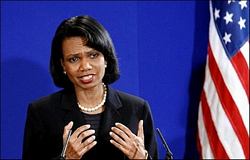 Siyonistler Condoleezza Rice'a Kızgın !