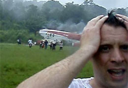 Yolcu uçaktan atladı