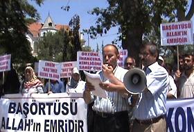 Konya'da 38. Başörtüsü Eylemi