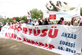 Ankara'da 123. Başörtüsü Eylemi (FOTO)