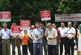 Akyazı'da Başörtüsü Eylemi