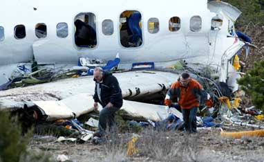 Moskova'da Uçak Kazası