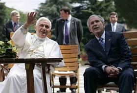 Bush, Papa ile Görüştü