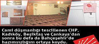 CHP"den bir cami düşmanlığı daha
