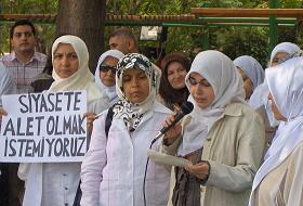 Ankara'da 125. Başörtüsü Eylemi