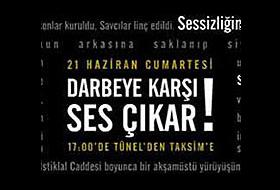 Darbeye karşı yürüyüş başladı