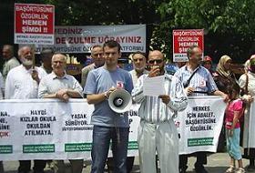 Akyazı'da 72. başörtüsü eylemi