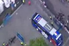 Trafik canavarı Fransız şoför! (VİDEO)