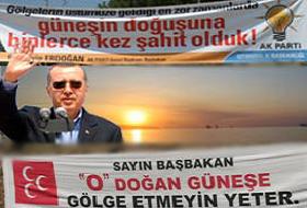 MHP'den Erdoğan"a güneş cevabı