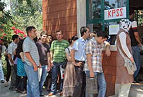 KPSS'de son gün izdihamı