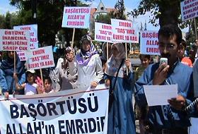 Konya'da 42. Başörtüsü Eylemi