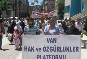 Van"da 95. Başörtüsü Eylemi