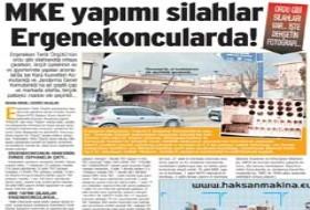 Ergenekoncularda çıkan silahların listesi