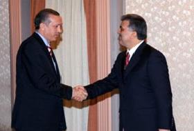 Gül ve Erdoğan Çankaya'da görüştü