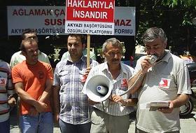 Akyazı'da 76. Başörtüsü Eylemi