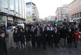 Erzurum"dan Gazze"ye selam (FOTO)