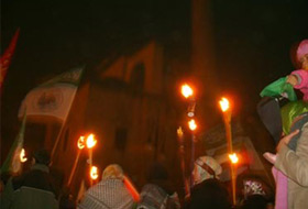 Konya Meşale Eyleminin 4. Günü (FOTO)