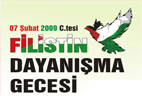 Abdi İpekçi'de Filistinle Dayanışma Gecesi