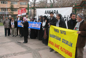 Ankara'da 158. Başörtüsü Eylemi (FOTO)