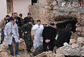 Örgüt evinde kemik kalıntılarına rastlandı