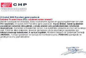 CHP TİCARETE DE EL ATTI