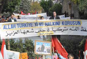 Lübnanlılardan Erdoğan"a destek