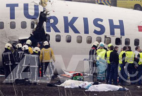 uçak kazasında 9 ölü, 50 yaralı