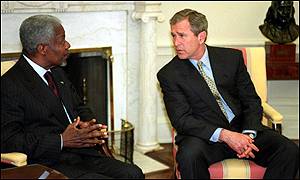 Kofi Annan-Bush zirvesi