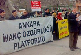 Ankara'da 165. Başörtüsü Eylemi (FOTO)