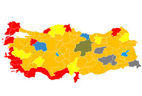 Yerel Seçimlerde 10 İlde Son Durum