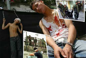 Filistinli Esirlere İsrail Zulmü-VİDEO