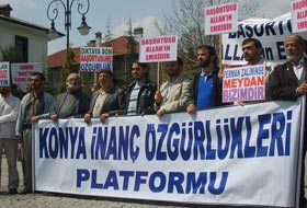 Konya'da 85. Başörtüsü Eylemi