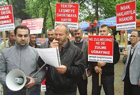 Akyazı'da 117. başörtüsü eylemi