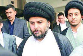 Sadr'dan Ayettullah Sistani'ye Ziyaret