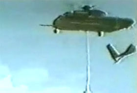 İsrail helikopteri böyle düştü (VİDEO)