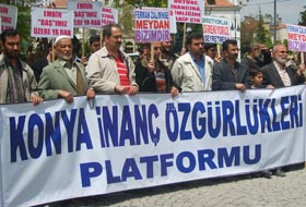 Konya'da 87. Başörtüsü Eylemi