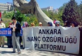 Ankara'da 246. Başörtüsü Eylemi(FOTO)