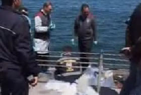 Denizden cephane fışkırdı (VİDEO)