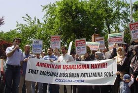 Özgür-Der Pakistan'ı Protesto Etti (FOTO)