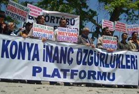 Konya'da 107. Başörtüsü Eylemi