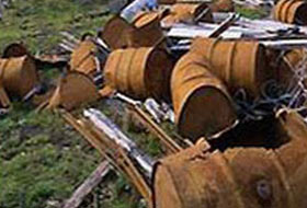 Şüpheli varillerde korkulan çıkmadı