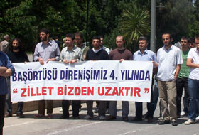 Sakarya'da 193. Başörtüsü Eylemi (FOTO)