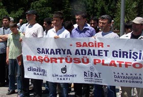 Sakarya'da 195. Başörtüsü Eylemi (FOTO)