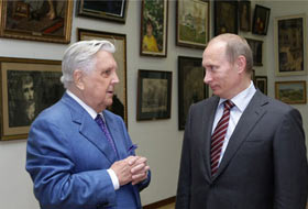 Putin'den dünyaca ünlü ressama resim dersi