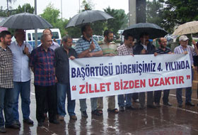 Sakarya'da 196. Başörtüsü Eylemi (FOTO)