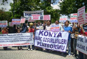 Konya'da 92. Başörtüsü Eylemi