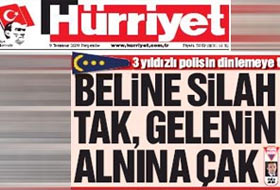 Hürriyet tükürdüğünü yaladı