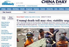 Çin medyası: Urumçi'de herşey normal