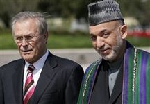 Afgan dostu Rumsfeld!