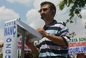 Konya'da 100. Başörtüsü Eylemi